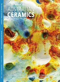 The Journal of Australian Ceramics Vol 57 No 3, November 2018