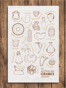 FAVOURITE SHAPE TEA TOWEL